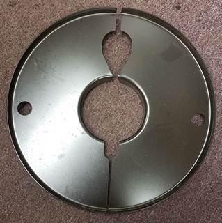 Brake backing plate / dust shield from Hendrickson, original P/N D-27957-2 .