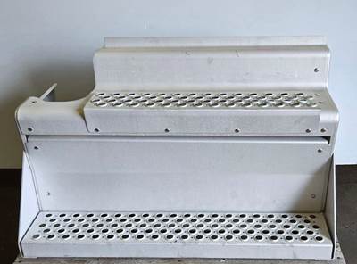 DPF cover from a Kenworth, unknown model. Used condition. 42" end to end. See