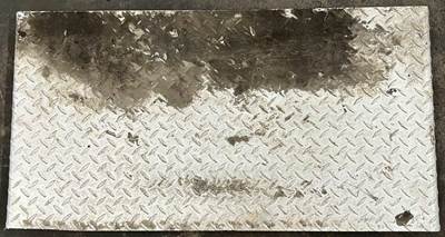 Deck plate / cat walk pulled from a PACCAR. Diamond Plate Measures 18" long for