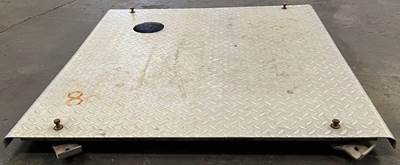 Diamond Plate Deck plate / cat walk 
Measures 36"x34.5". 