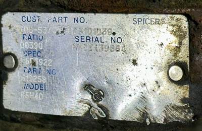 Eaton RSH40 Rear Differential for a Kenworth T800