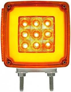 53 LED double stud face GloLight with side marker (turn signal) for passenger