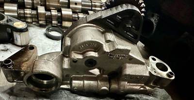 Cummins ISX 450ST Engine Oil Pump for a Peterbilt 378