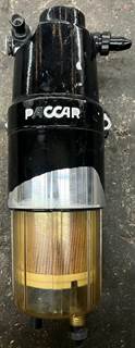 Fuel filter housing assembly pulled from a PACCAR. Fuel filter assembly is in