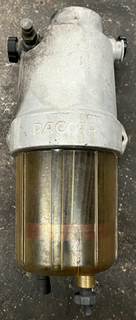 Fuel filter housing assembly pulled from a PACCAR truck. Fuel filter assembly is