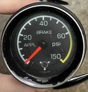 Kenworth Brake PSI Gauge