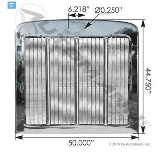 Peterbilt 379EXHD Grille for a Peterbilt 379 EXTENDED HOOD