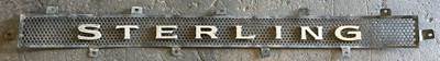 Sterling grille badge / emblem in good used condition. See pictures. 