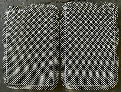 Dual grille mesh / screen pulled from a Kenworth. Mesh is in good used condition