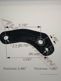 Peterbilt 379 Left Hood Hinge