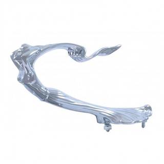 Die-cast flying goddess hood ornament in chrome from United