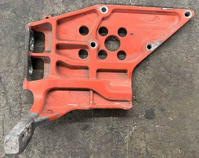 Hood upper pivot guide pulled from a Peterbilt truck. Part is in good used