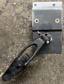 Left hand cab panel / hood latch mount pulled from a PACCAR truck. Mount is in