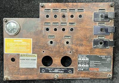 Dash / instrument panel pulled from a Peterbilt. Unit is in good used condition,