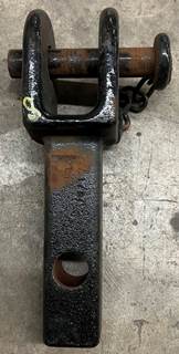 Tow hook pulled from a PACCAR truck. Tow hook is in good used condition, see