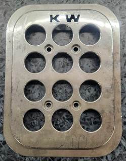 Cabin air filter bezel pulled from a Kenworth truck. Part is in good  used