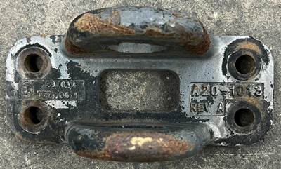 Steel tow hook / tugger pin hitch pulled from a PACCAR truck.
Bolt on style 4-