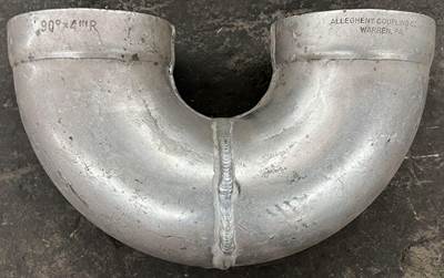 Allegheny 180 degree 4" pipe. Pipe is in good used condition, see pictures. 