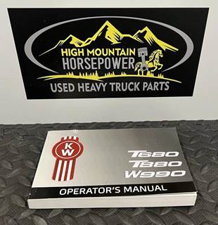 Kenworth Operator's Manual T680 / T880 / T990 