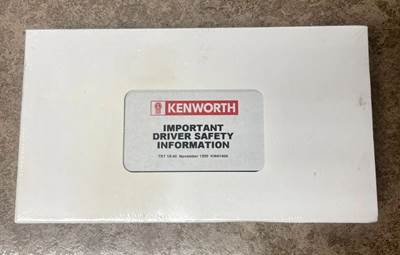 Kenworth Important Driver Safety Information VHS Tape 