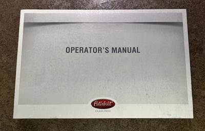 PETERBILT  OPERATORS MANUAL
