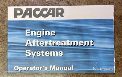 PACCAR  ENGINE AFTERTREATMENT SYSTEMS MANUAL  Y53-1133-1C1