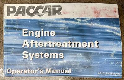 PACCAR ENGINE AFTERTREATMENT SYSTEMS MANUAL 