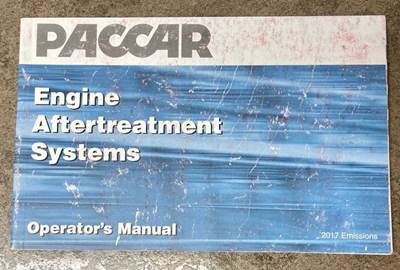 PACCAR    ENGINE AFTERTREATMENT SYSTEMS  MANUAL