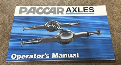Paccar  Axles Operators Manual  