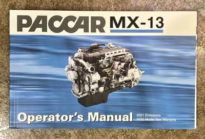 Paccar    MX-13  Operator's Manual   Y53-1100-1A1