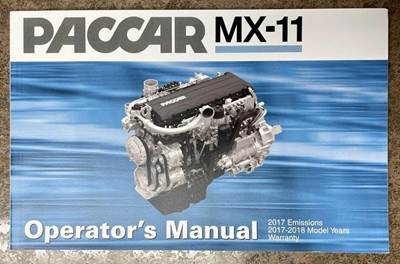 PACCAR    MX-11       OPERATOR'S MANUAL    Y53-1166-1G1 