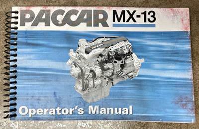 PACCAR MX-13 OPERATOR'S MANUAL