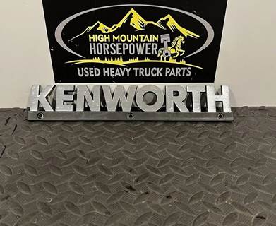 KENWORTH  Chrome Nameplate Emblem   P/N: K281-1348 / 2220-001