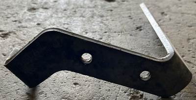 Upper left fan ring support / radiator shroud support bracket pulled from a