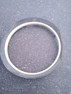 Aluminum fan ring with rubber shroud