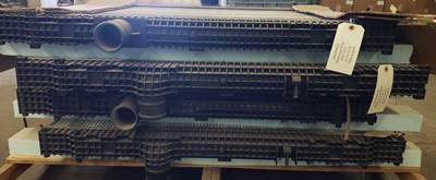 New take-off radiator core pulled from 2013-2019 model year Kenworth T370 with