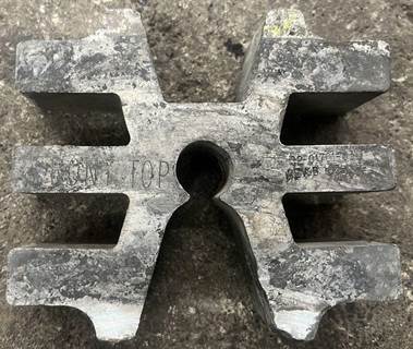 Front suspension spacer pulled from a PACCAR truck. Spacer is in good used