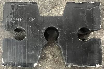 Front suspension spacer pulled from a PACCAR truck. Spacer is in good used