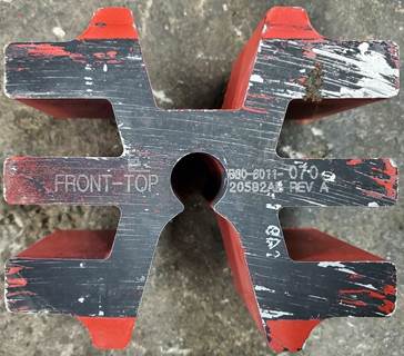 Front suspension spacer pulled from a PACCAR truck. 
OEM P/N B80-6011-070 REV A