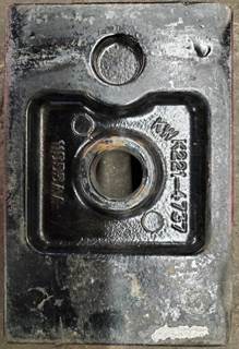 Front axle spring spacer pulled from a Kenworth. Spacer is in good used
