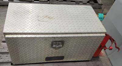 Jobox brand frame-side mounted toolbox in great used condition with fire