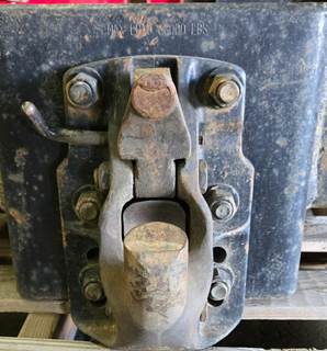 Premier 470 Pintle hitch with frame assembly. Frame measures 37"L x 33.5"W. Used