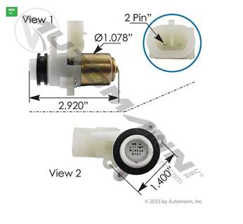 Washer Fluid Pump Peterbilt/Kenworth
KW T680; T880 2013-19
Pete 320; 330; 335;