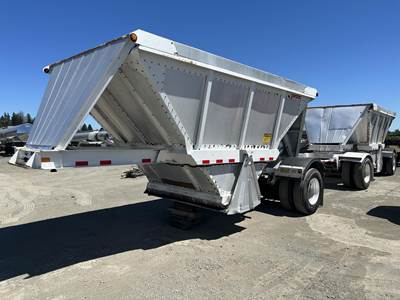 ACE Single Axle Aluminum Belly Dump Trailer - Air Ride