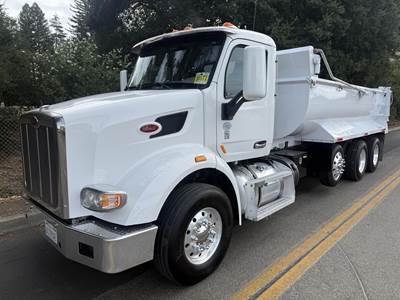 Peterbilt 567 Tri Axle Dump Truck - Paccar 455HP, 6 Speed Allison Rds Automatic, 18' Dump