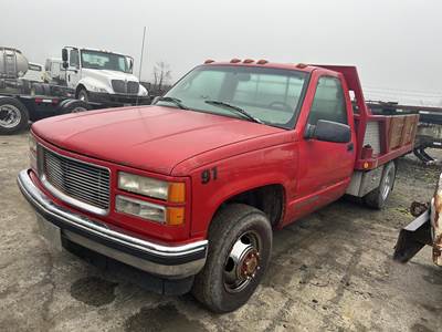 GMC C3500 9 ft Flatbed Truck - 5 Speed Manual