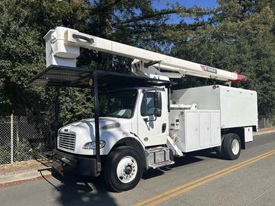 Freightliner M2 106 Single Axle Forestry Bucket Truck - Cummins, 250HP, 6 Speed Manual