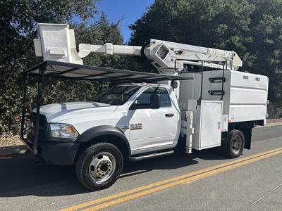 RAM 5500 Single Axle Forestry Bucket Truck - Cummins, Automatic