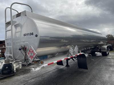 Heil 44ft Tandem Axle Aluminum Fuel Tanker Trailer - Air Ride, Fixed Axle