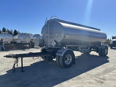 Beall Single Axle Aluminum Fuel Trailer - Air Ride, Fixed Axle